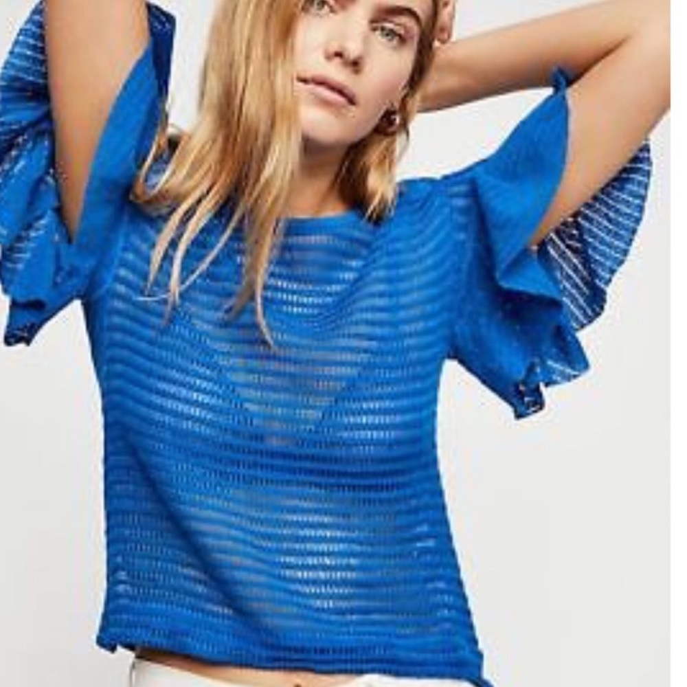 NWT Free People babes only sweater tee